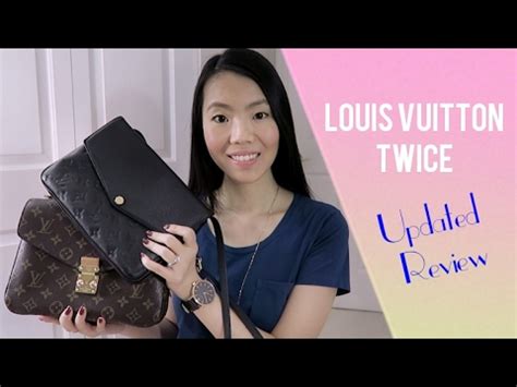 louis vuitton twice empreinte wear and tear